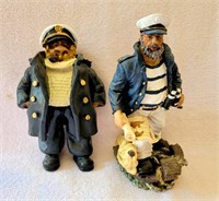 2 Sailor Figurines