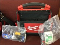 MILWAUKEE BAG WITH ASSORTED TOOLS
