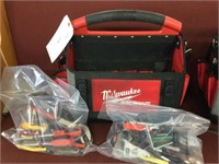 MILWAUKEE BAG WITH ASSORTED TOOLS