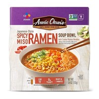 (6-pk) Annie Chun's Spicy Miso Ramen Noodle Bowl