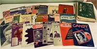 1950s ERA SHEET MUSIC LOT