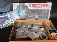 Vintage Erector Set Original Box w/ Manual