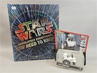 Lot: Cars-Storm Trooper Tractor & Star Wars Book