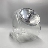 Slanted Apothecary Style Glass Jar