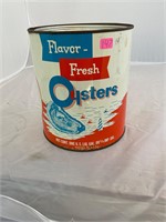 Bevans Oyster Co Kinsale Va Gallon Oyster Can