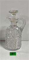 Antique “Nearcut” 7” Crystal Cruet