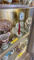 MIDDLE SHELF OF HUTCH - INCLUDES DECORATIVE DISHES
