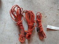 Lot of 3 Extension Cords