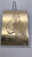 Steve Garvey 22kt Gold Baseball Card Danbury Mint