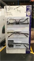 Rimless Classics +2.50 Reading Glasses 3pk