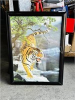 3 D Tiger picture - 34" x 26"