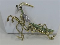 Praying Mantis Fashion Costume Jewelry Brooch