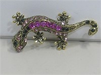 Lizard Fashion Costume Jewelry Brooch