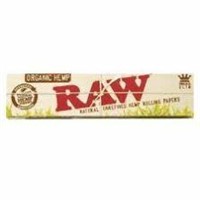 (4) RAW Organic Hemp Rolling Papers, Slim, King