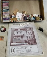 Miniature dollhouse accessories and catalog