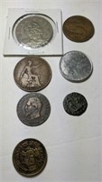 Lot of various foreign coins