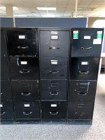 3-4 drawer metal filing cabinet. All drawers work