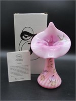 FENTON 11 IN. VASE: