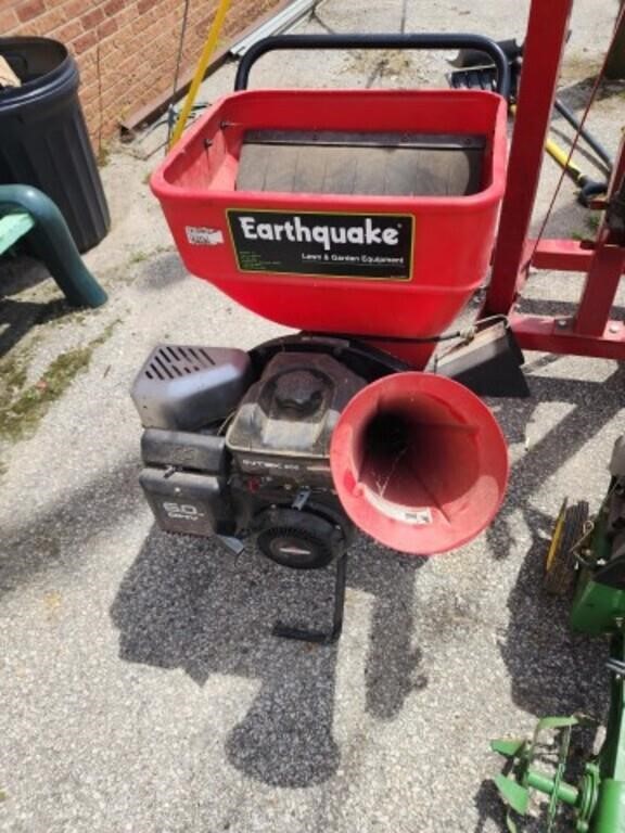 Earthquake chipper 6.0 hp motor
