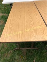 6’ banquet folding table