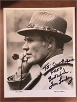 A Framed Tom Landry (Signed) Photography Print