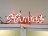 Hamm's Red Script Neon