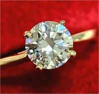 $2300 10K  Lab Diamond 0.7Ct , Vs Gh Ring