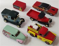 Assorted Coca-Cola Model Vehicles