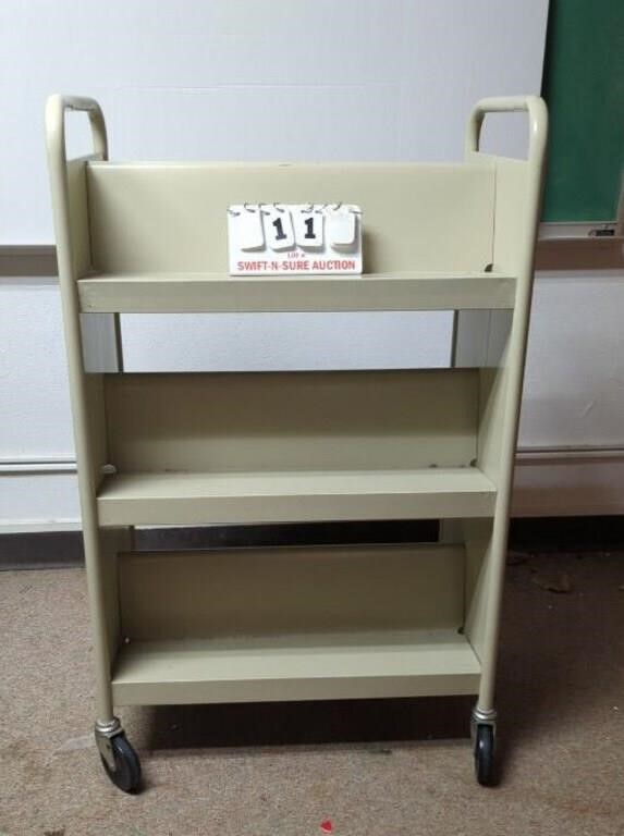 Rolling Library Cart