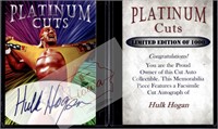 Hulk Hogan Platinum Cuts facsimile auto