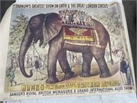 PT BARNUM CIRCUS POSTER - RARE FIND!