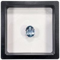 29.5 CT Natural Sky Blue Topaz - oval cut faceted
