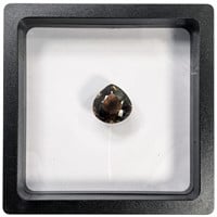 30 CT Natural Chocolate Topaz - pear cut faceted