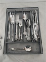 Oneida Flatware -9 Dinner Forks, 6 Salad Forks, 5