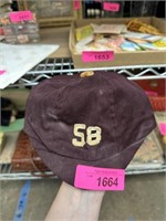 VINTAGE 1940S BASEBALL CAP HAT POSS LAFAYETTE HIGH