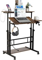 Siducal Mobile Stand Up Desk, Adjustable Laptop
