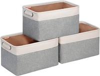 New $55-- 3 Pack Storage Baskets(Grey)