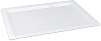 Rectangular White Plastic Tray - 12 x 18 (1 Pc.)