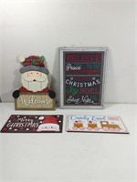 Wooden Christmas Signs