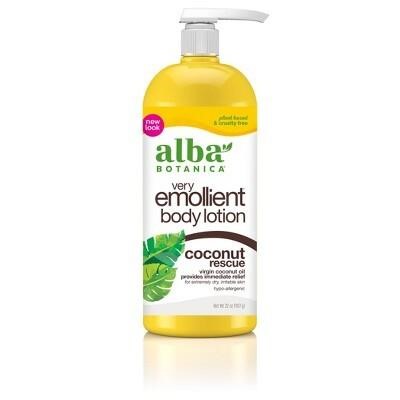 Alba Botanica Emollient Coconut Rescue - 32oz