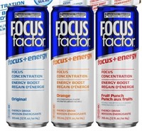 16-Pk Focus Factor Energy Drink Variety Pack,