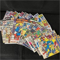 Large group of Captain America 1st Series Comics
