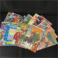 Large Marvel & DC Comic lot w/Spider-man +