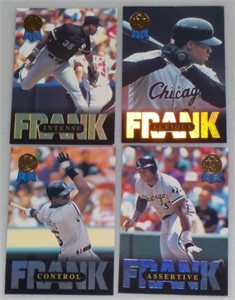Lot of 4 1993 Leaf Frank Thomas Insert cards