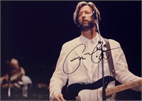 Autograph COA Eric Clapton Photo