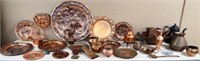 Copper Plaques, Vases, Pots & More