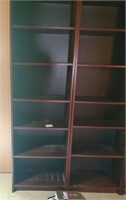 Bookshelf With Adjustable Shelves 24" x 11" x 79"
