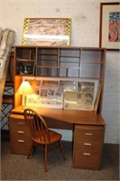 Home Study/Office Suite; desk, chair, 2 bookcases,