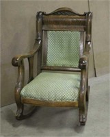 Vintage Wooden Rocking Chair