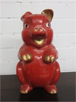 Oriental Inspired Plaster Piggy Bank